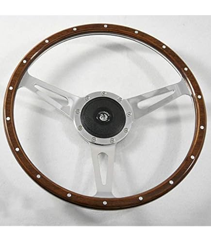 パーツ ALL WOOD Steering Wheel Real All Wood Steering Wheel - Rising Sun Autosports